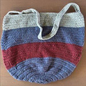Multicolor Crochet Tote Bag
